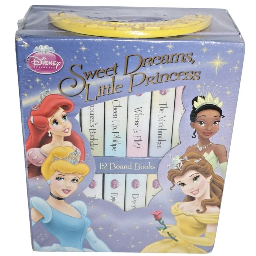 Disney Sweet Dreams, Little Princess 12 Board Books Set NEW SEALED